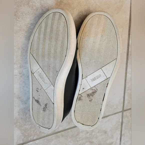 Thursday Everyday Premier Low Top BLACK Leather Sneakers Womens Size US … - Picture 4 of 11